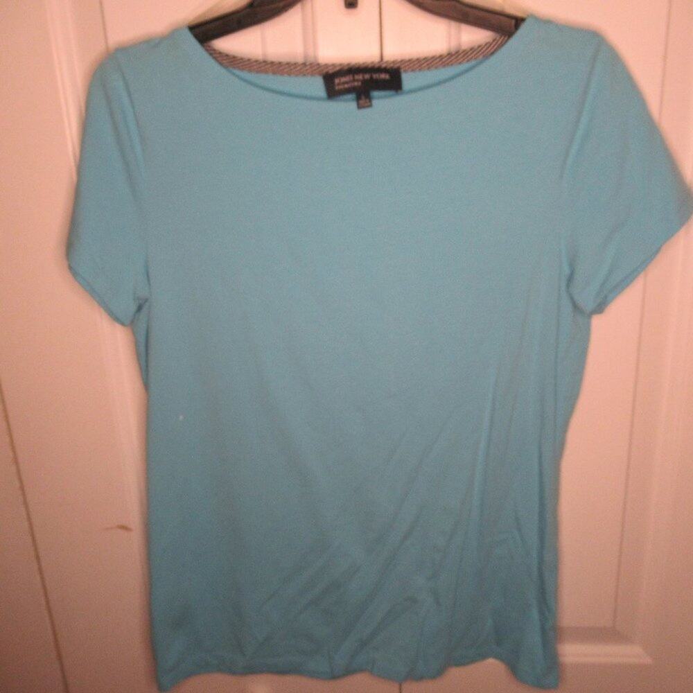 Jones New York Signature Blue Shirt